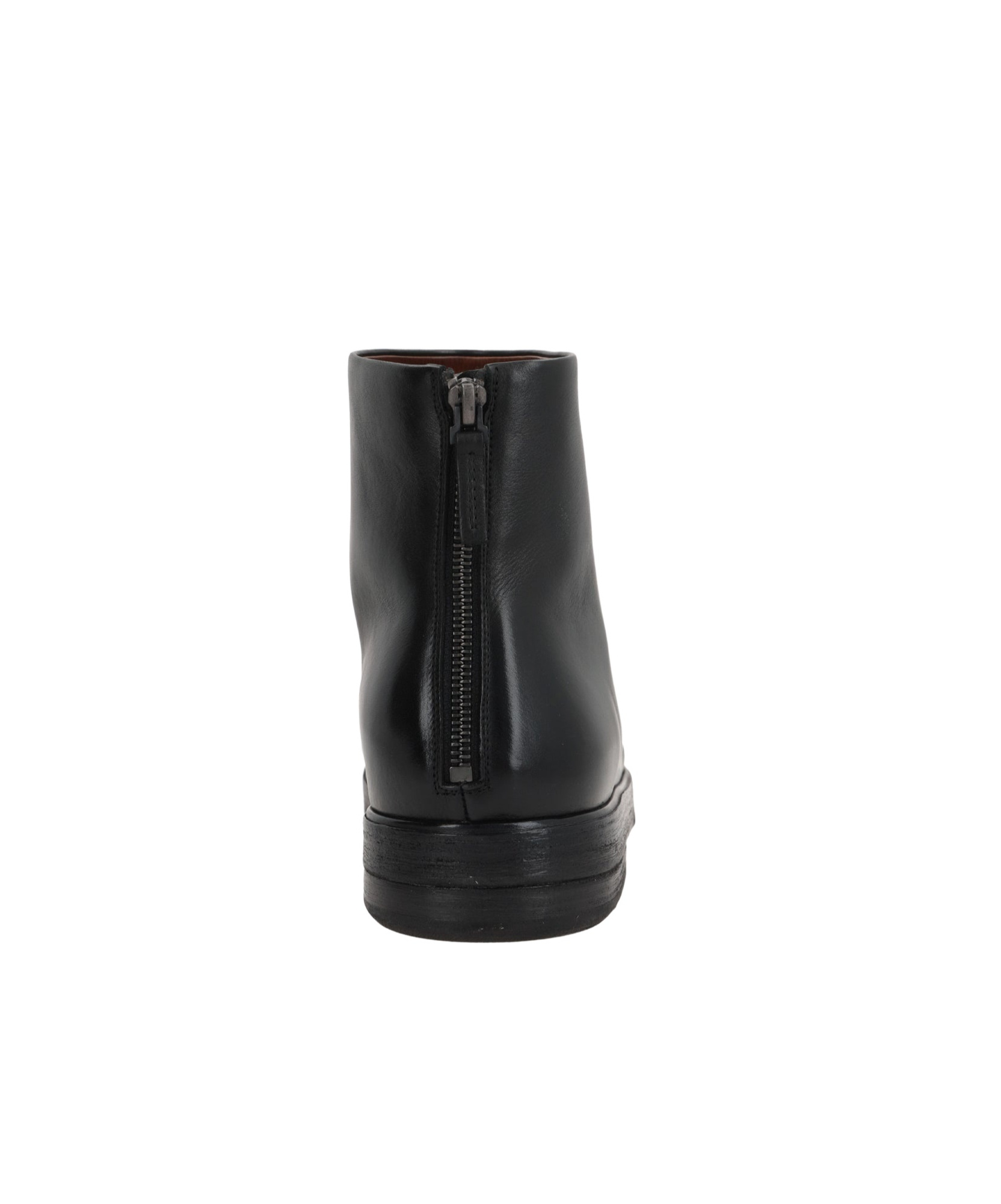 Marsèll Zippered Short Boots In Black