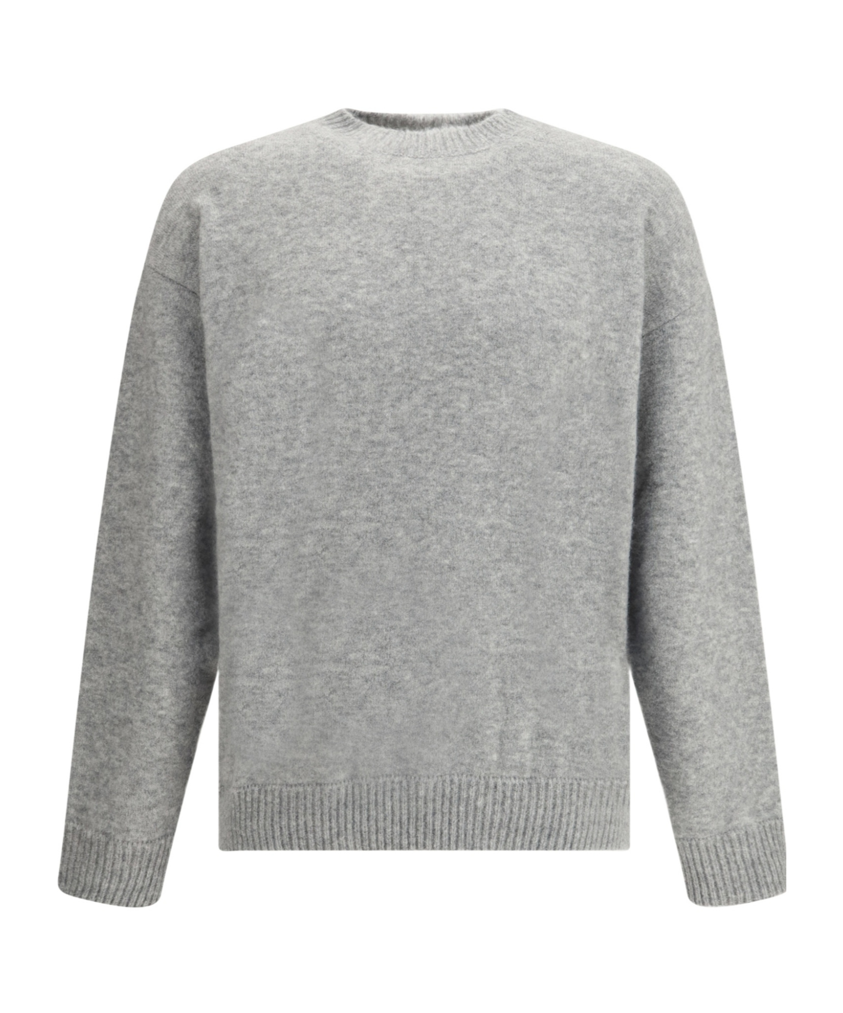 Laneus Long Sleeved Crewneck Jumper In Gray