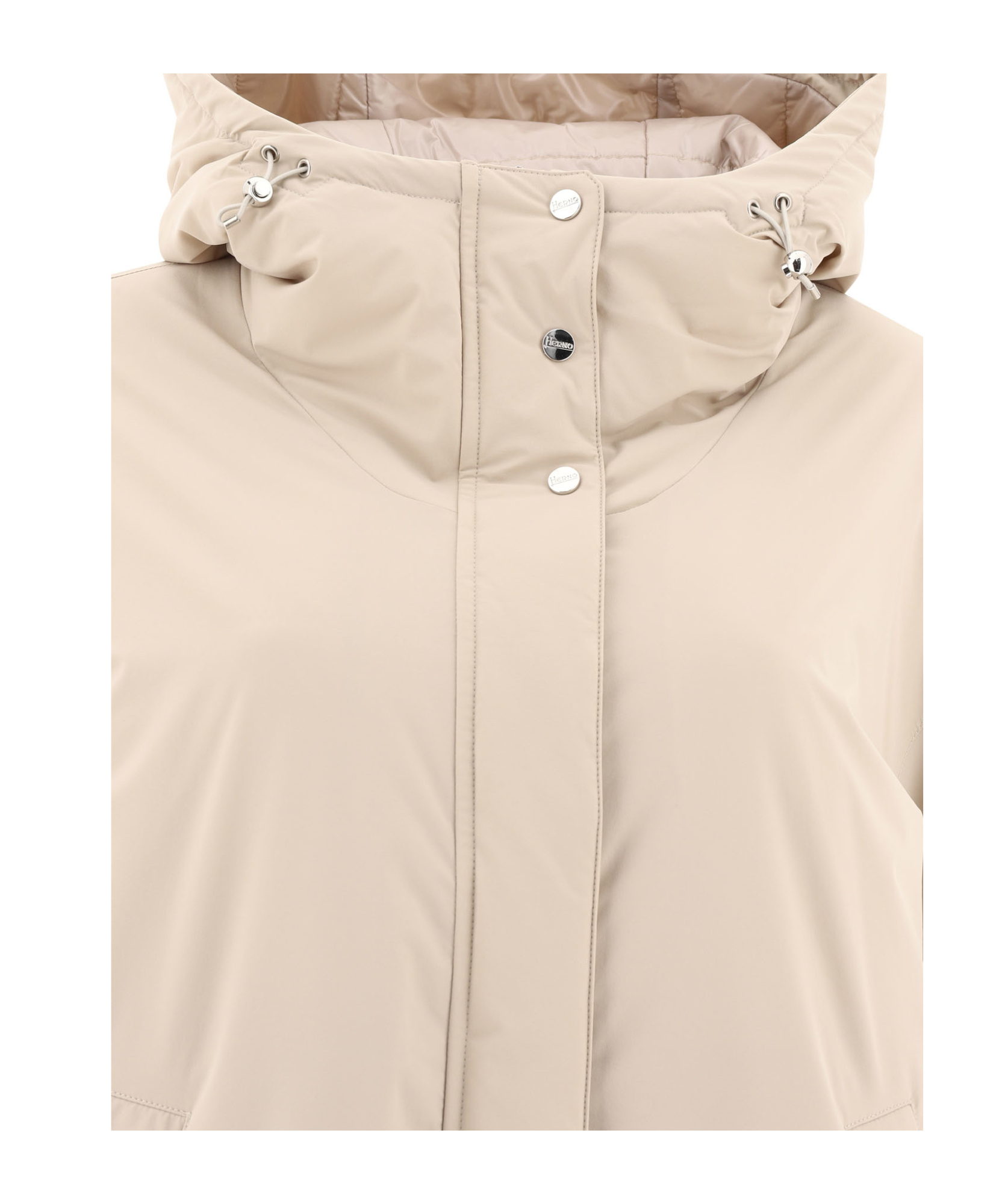 Herno A-shape Jacket In Nude