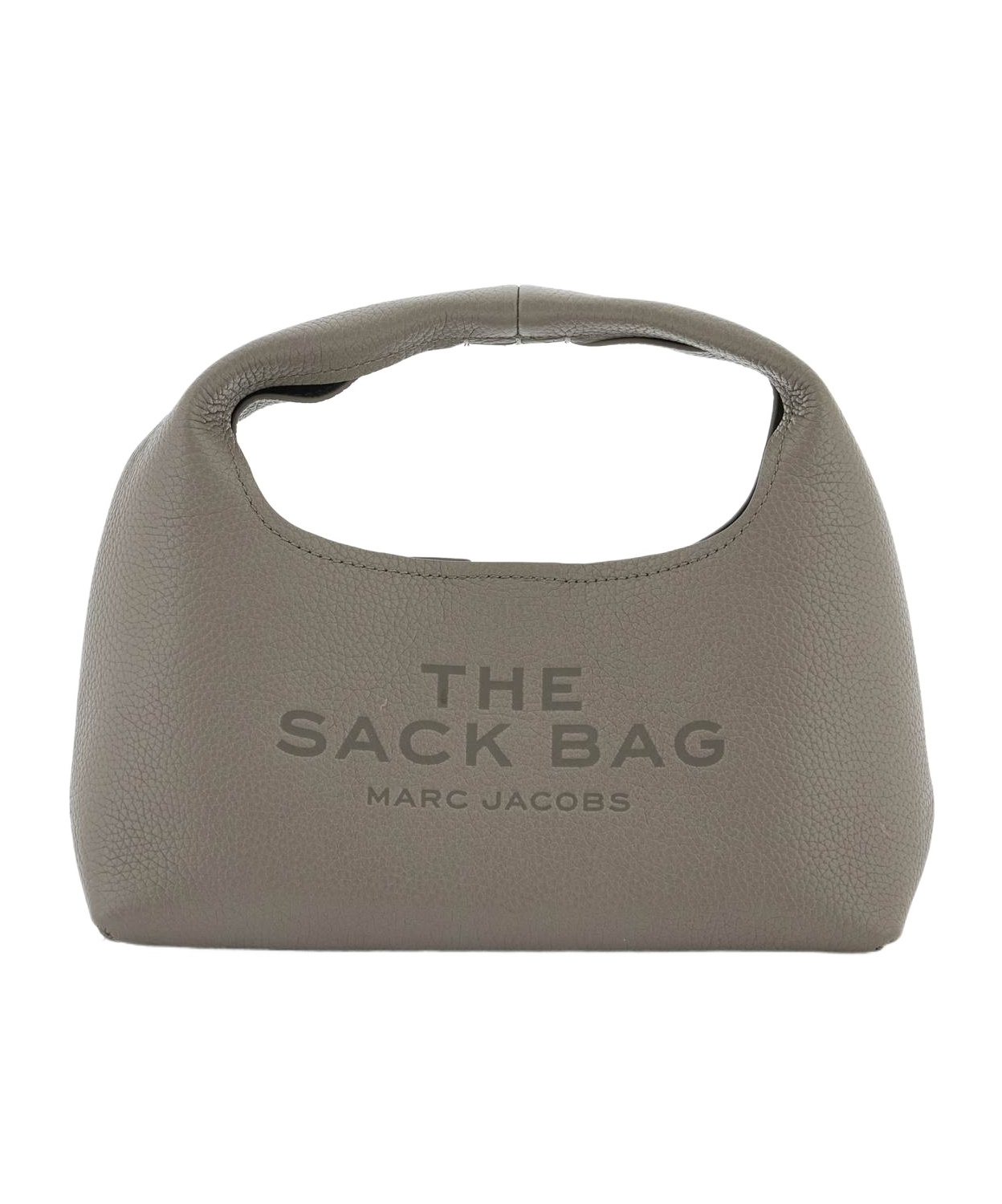 Marc Jacobs The Mini Logo Printed Sack Bag In Gray