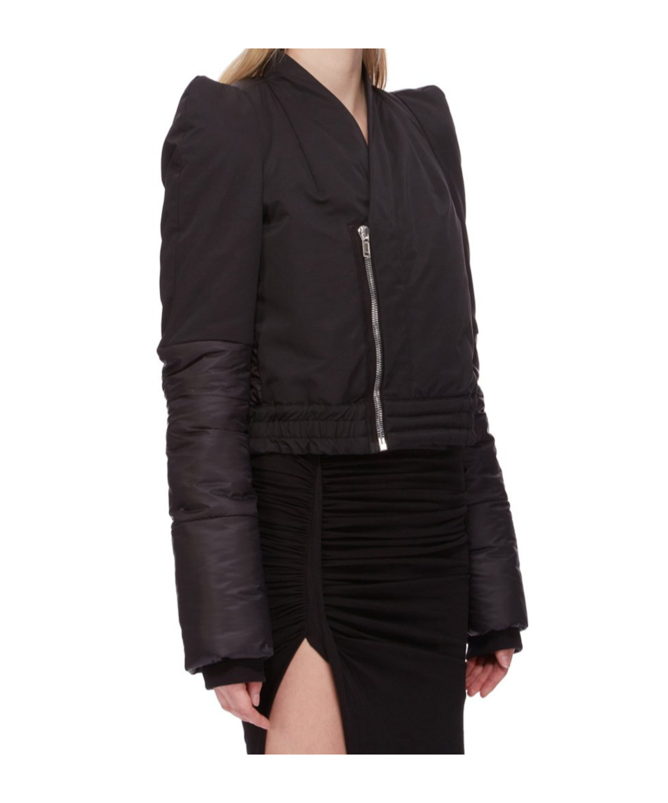 Rick Owens Drkshdw Long-sleeved Casual Jacket In Black