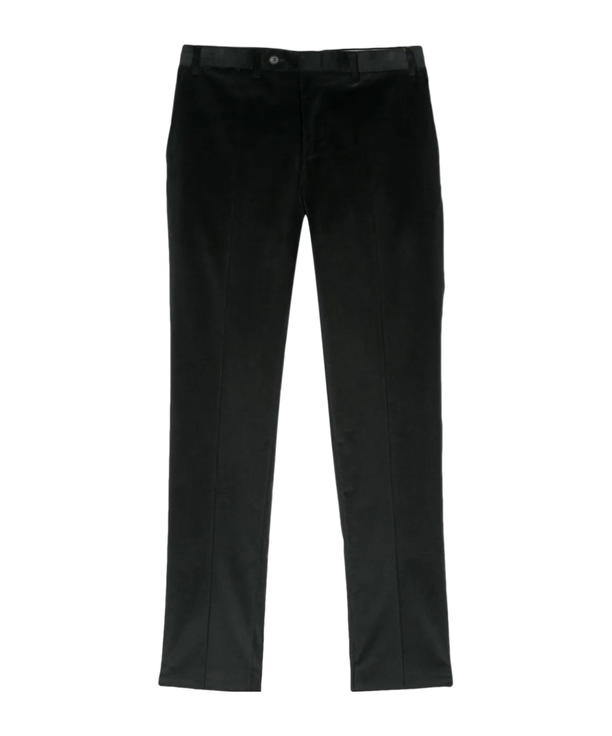 Canali Waistband Loop Casual Pants In Black