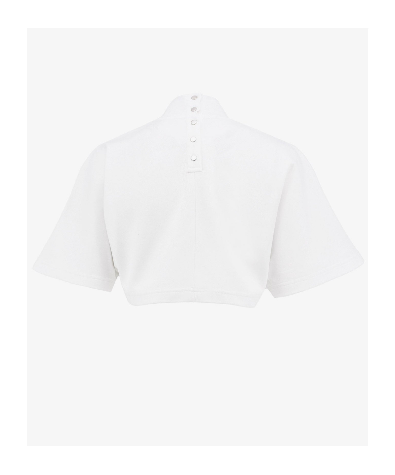 Alaïa High-necked T-shirt In White