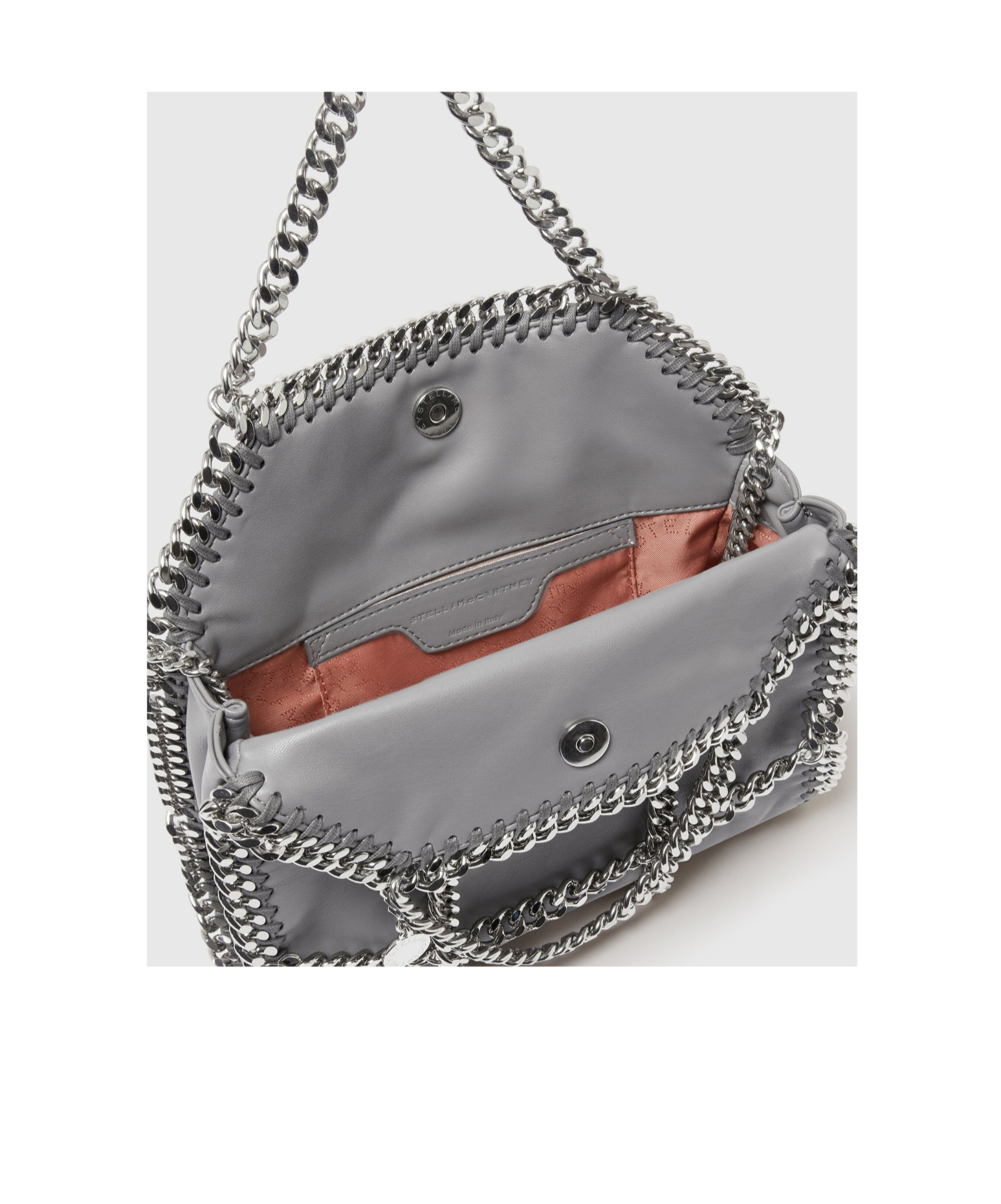 Stella Mccartney Mini Tote Bag In Gray