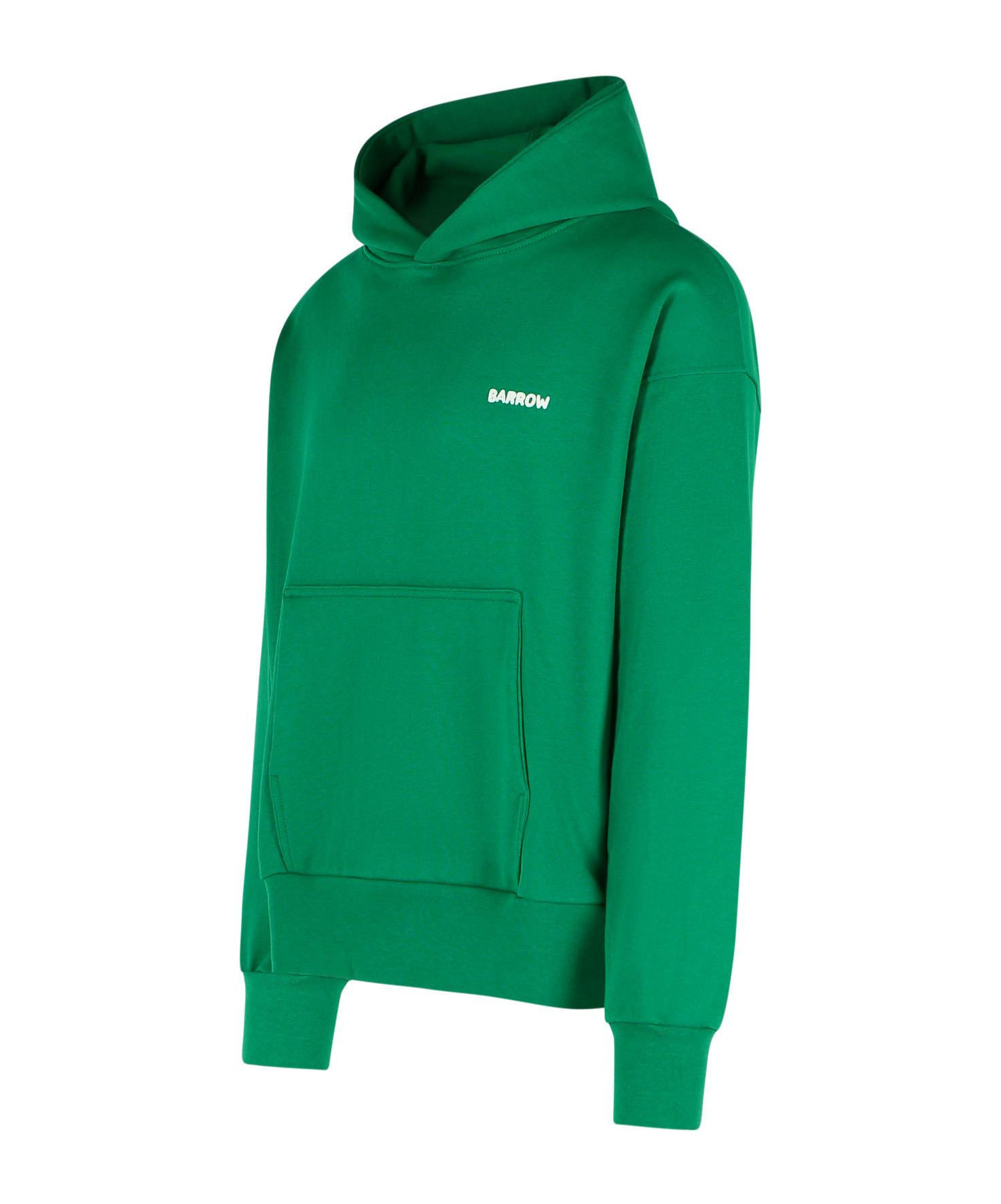 Barrow Hooded Long-sleeved Hoodie In Green