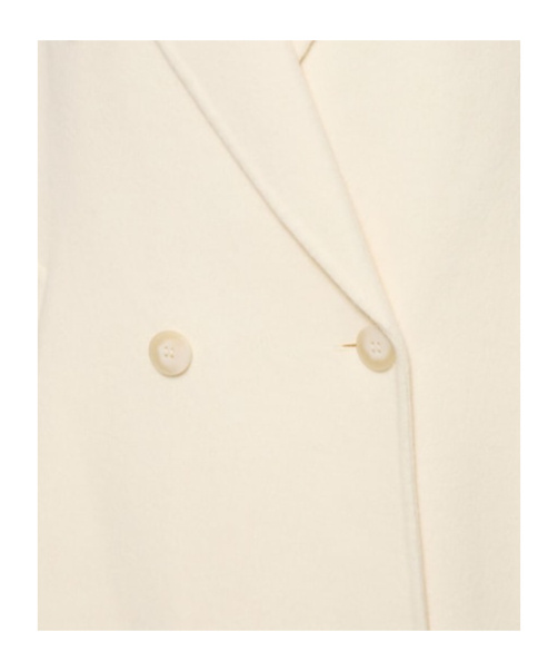 THE FRANKIE SHOP GAIA DOUBLE BREAST WOOL BLEND LONG COAT