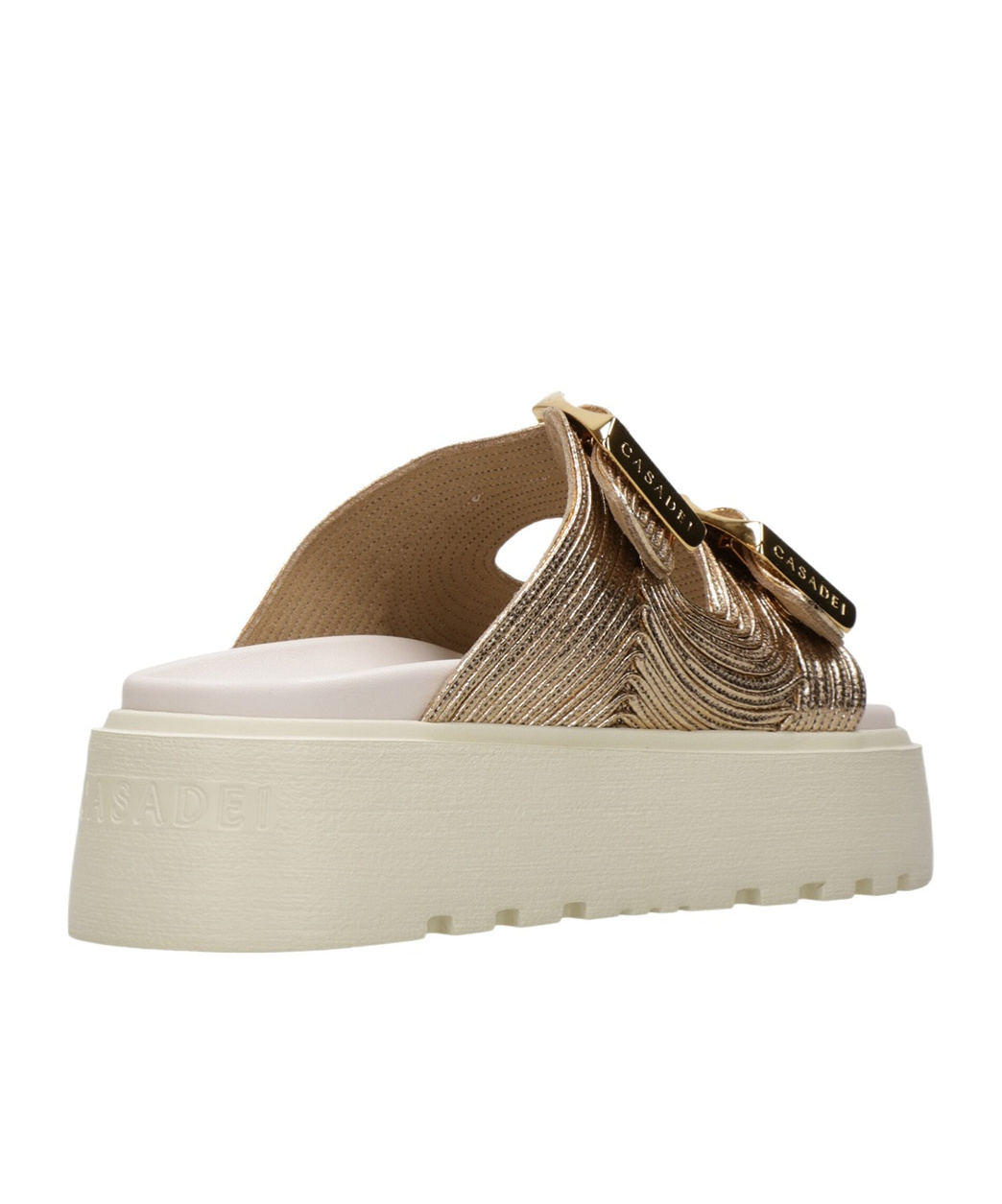 Casadei Platform Slippers In Animal Print