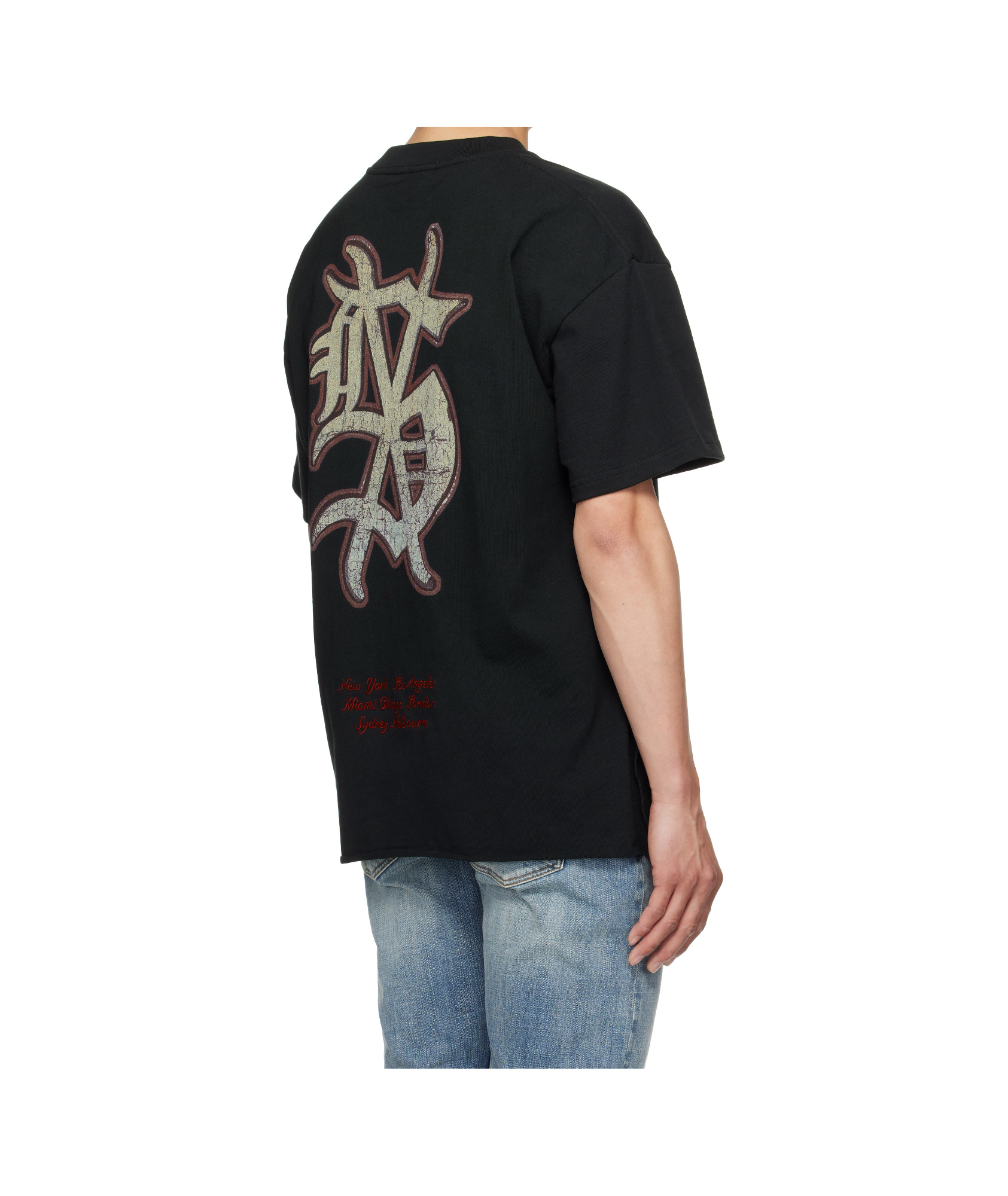 Shop Ksubi Playoff Ekcess Ss T-shirt In Black