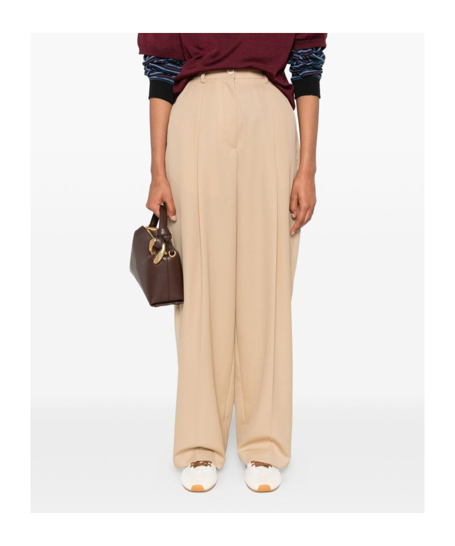 Marni Belt Loop Casual Pants In Pink
