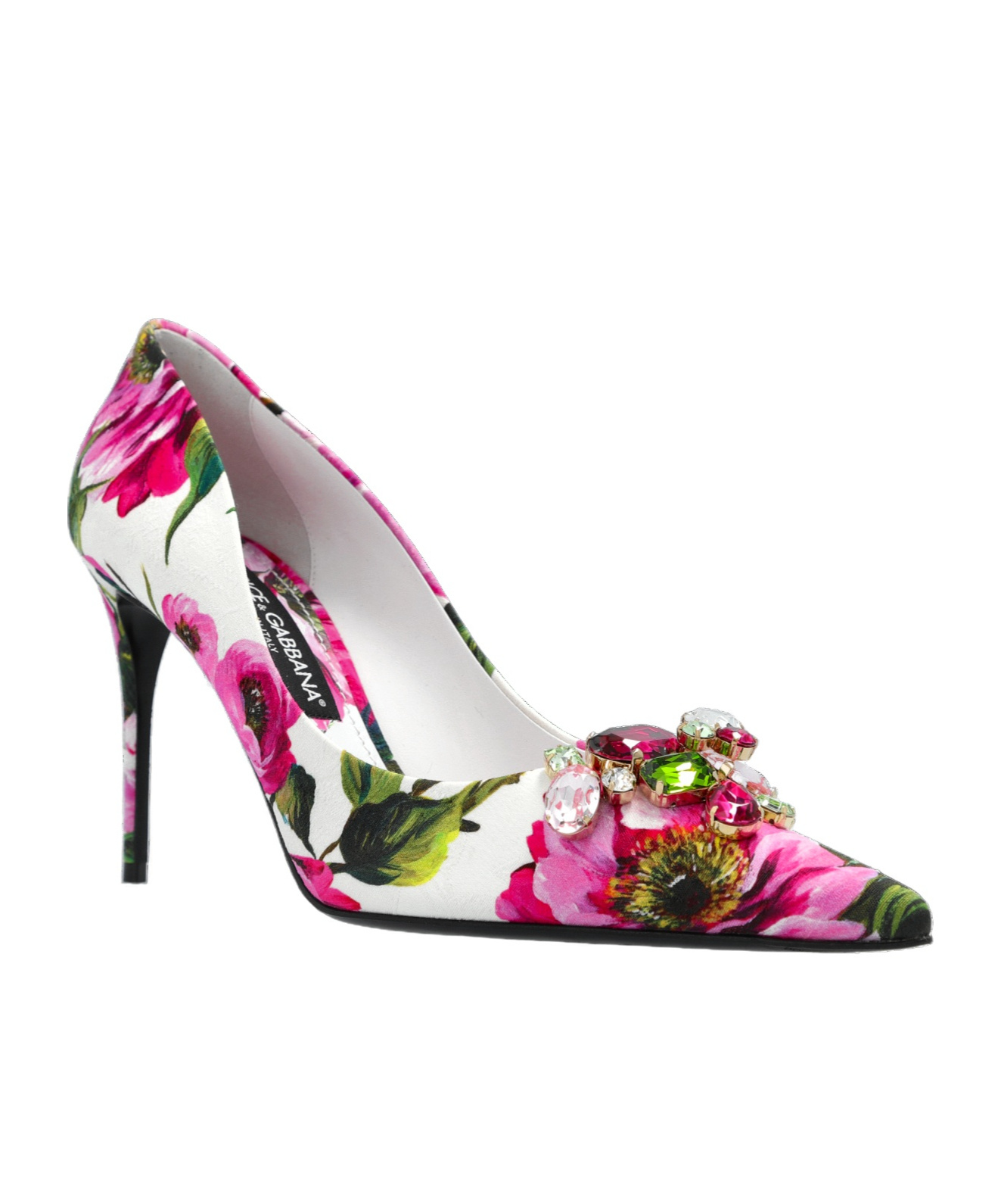Dolce & Gabbana Pointed High Heels In Multicolor