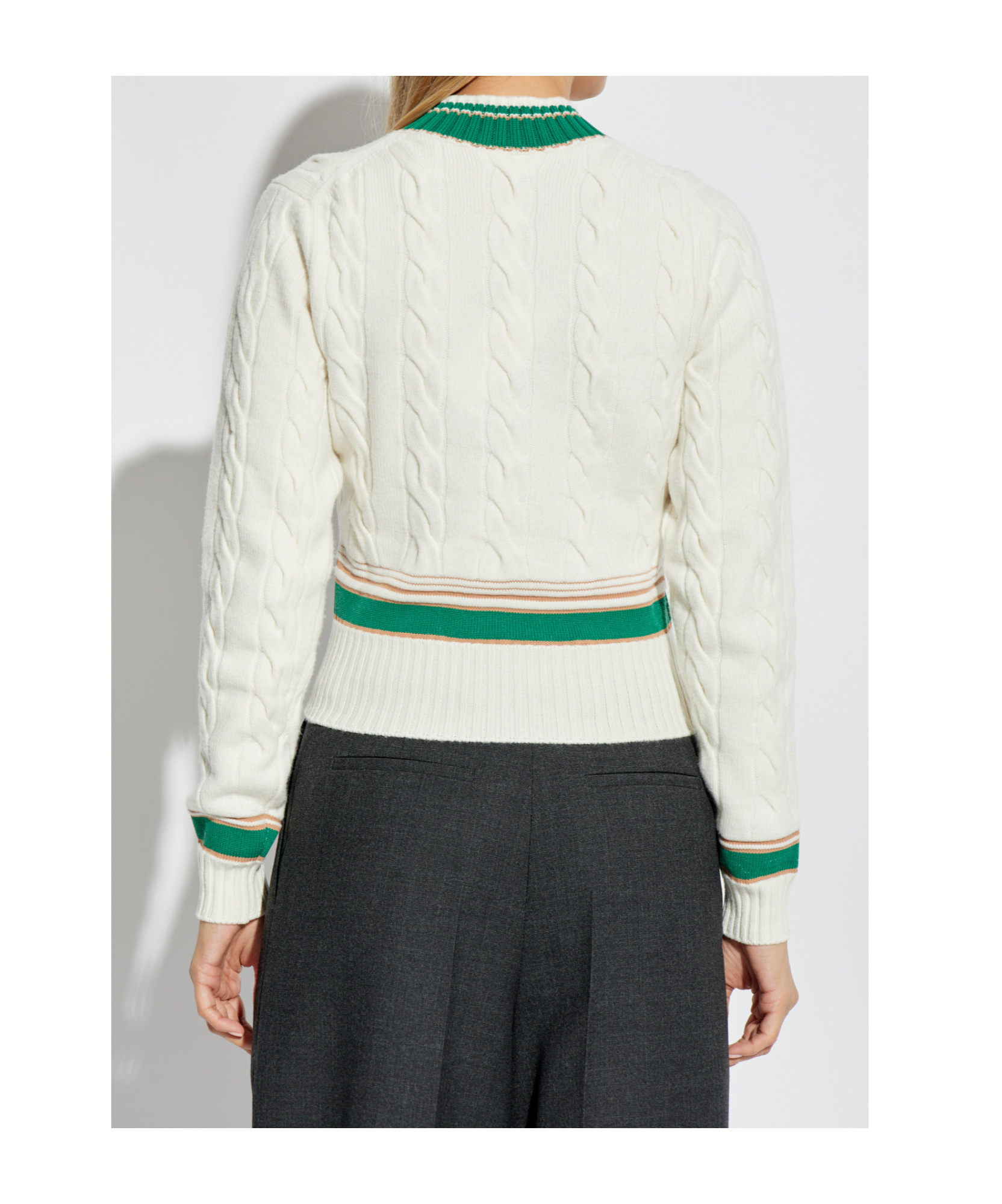 LACOSTE LOGO-EMBROIDERED JUMPER
