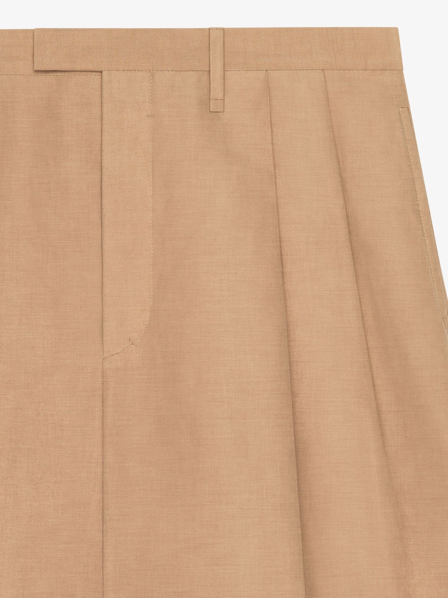 Givenchy Men's Plage Bermuda Shorts In Linen In Brown
