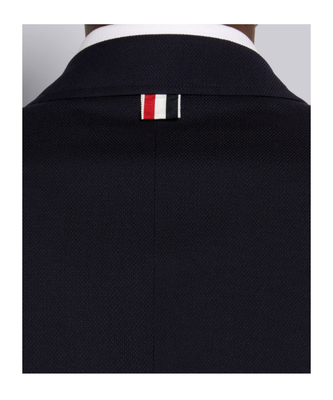 Thom Browne Single-breasted Wool Blazer In Black