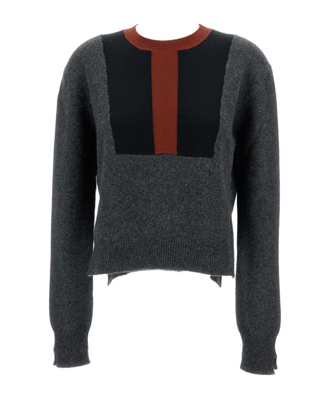 Plan C Long-sleeved Sweater In Gray