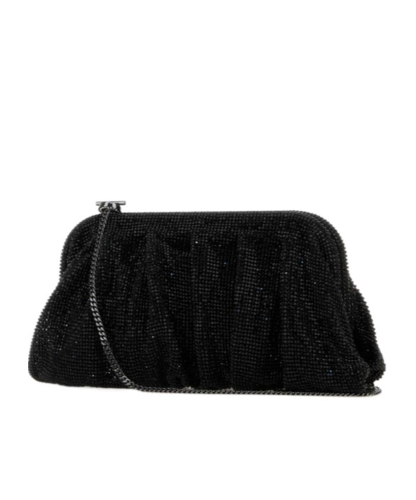 Benedetta Bruzziches Chain Shoulder Bag In Black