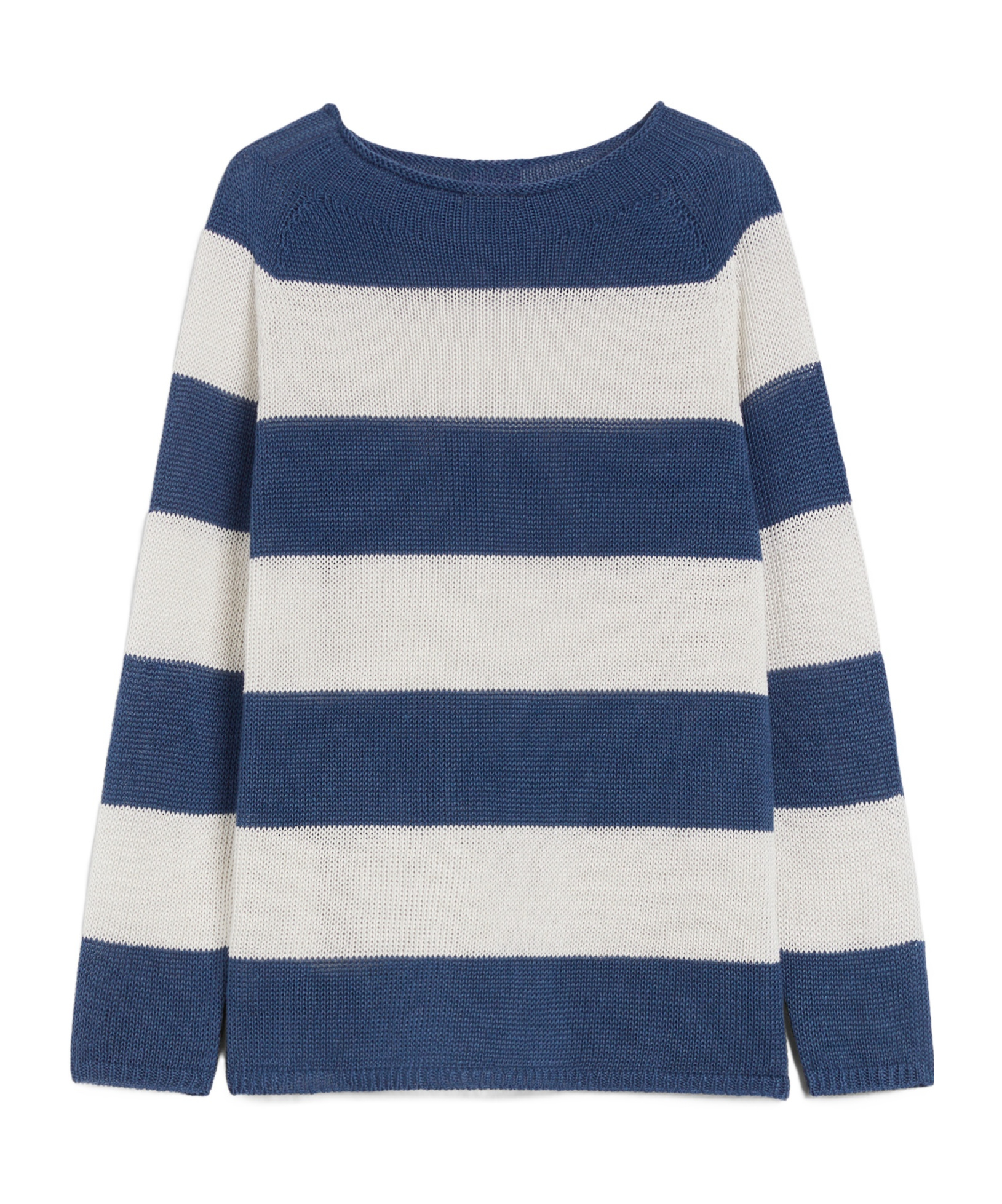 Max Mara Long Sleeve Sweater In Blue