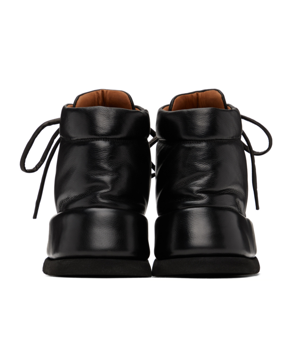 Marsèll Black Leather Boots In Black