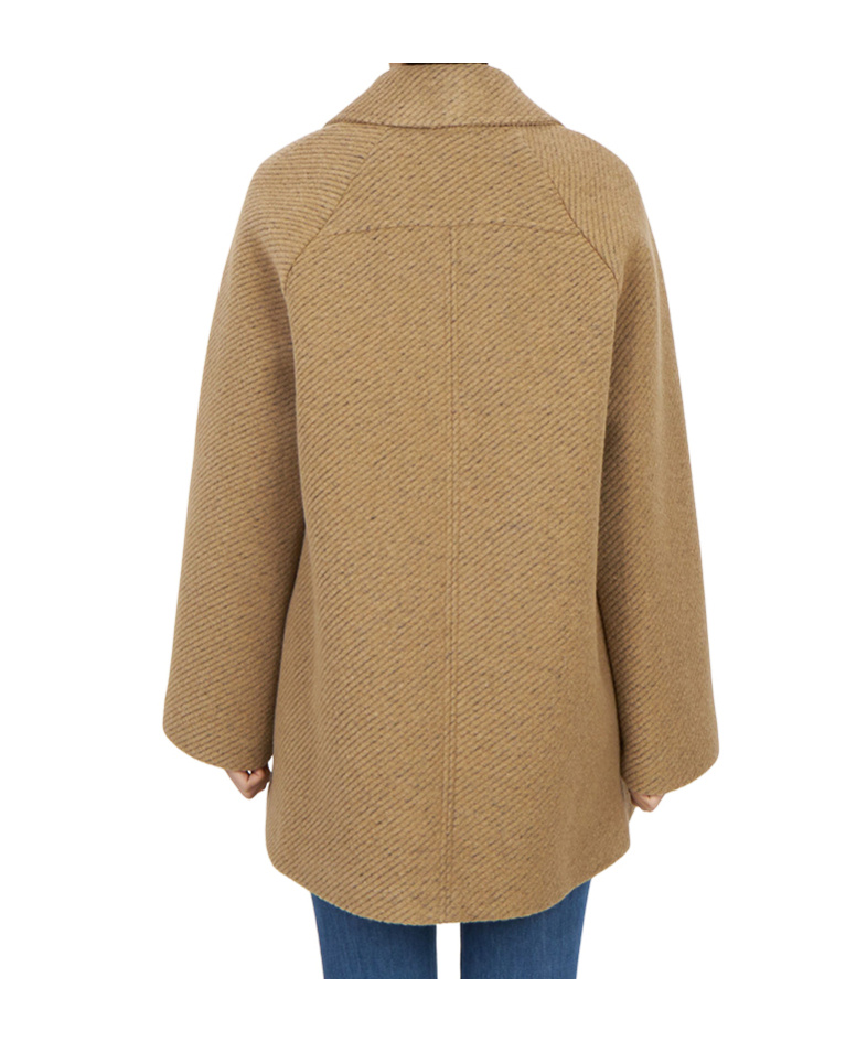 Max Mara Long-sleeved Coat In Brown