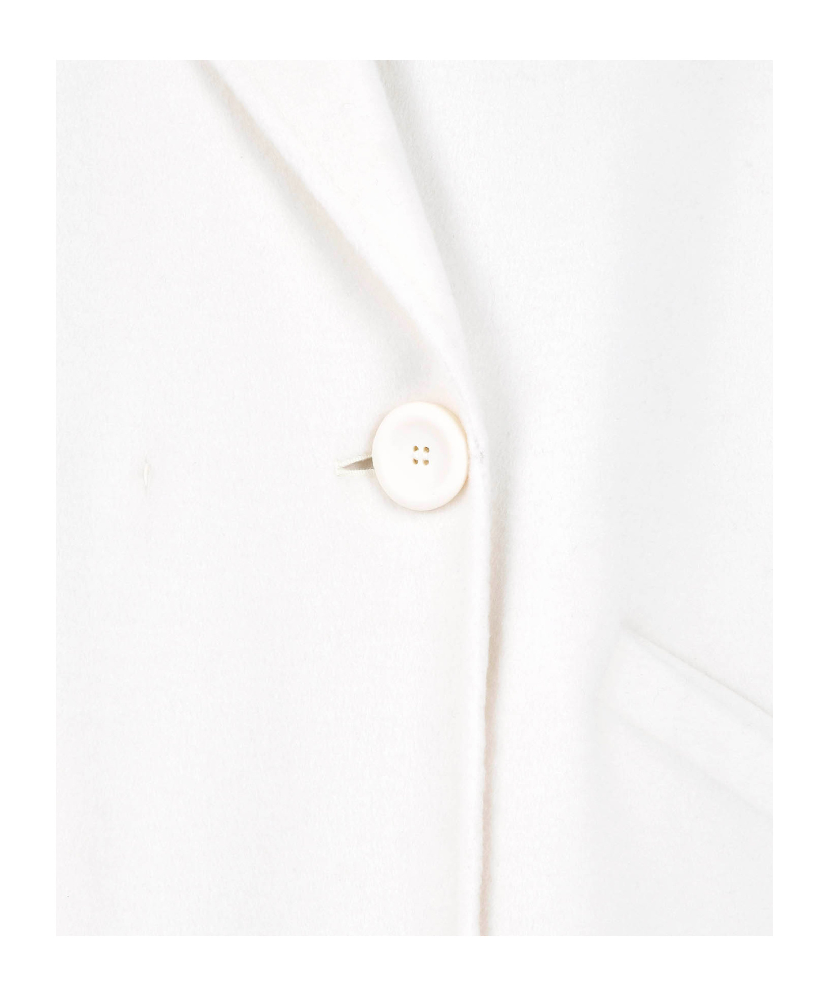 Max Mara Studio Button-up Jacket In White