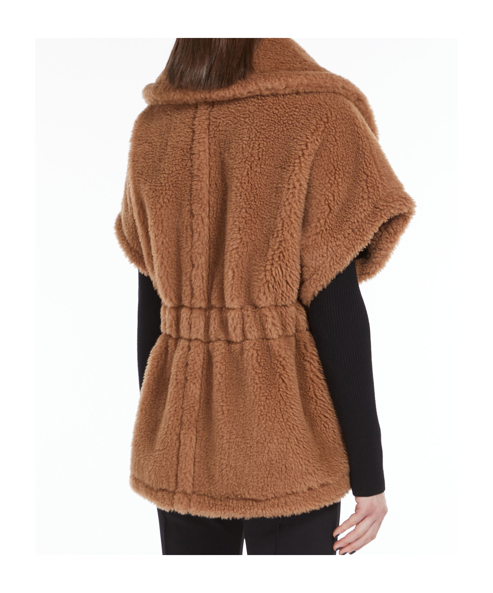 Max Mara Newbab Camel Hair And Silk Cape