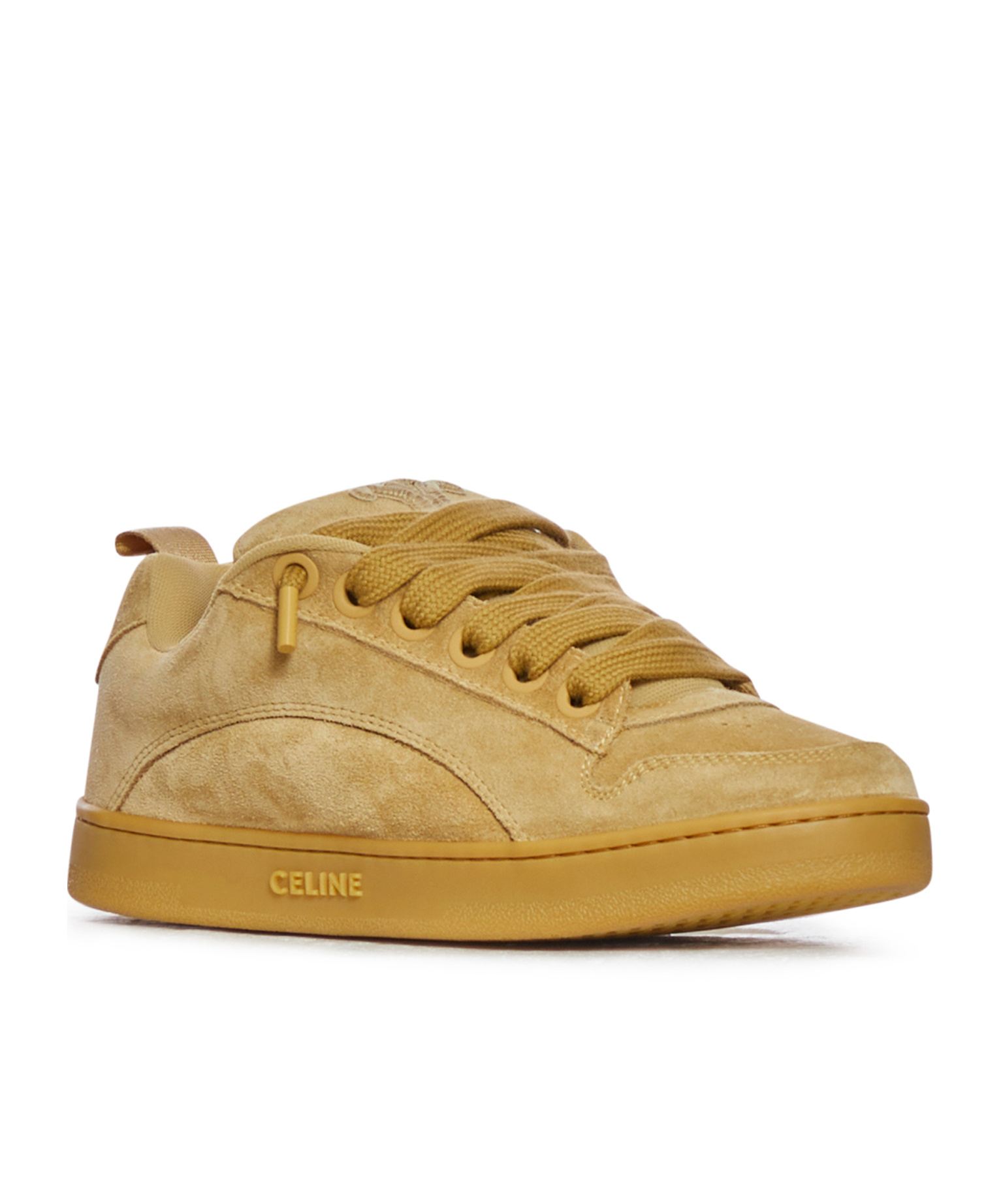 Celine Laced Sneakers In Nude