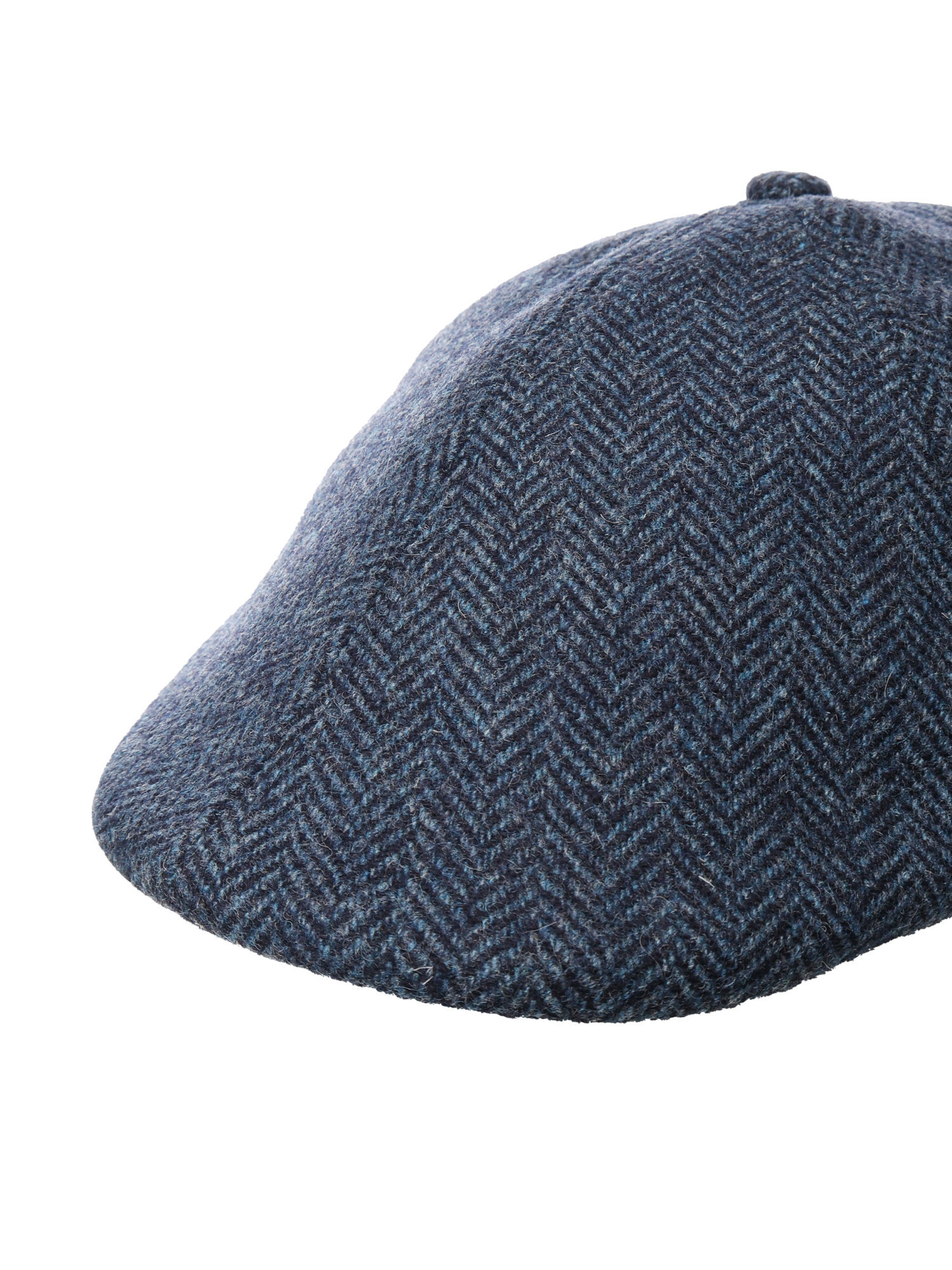 Mc2 Saint Barth Herringbone Hat In Blue