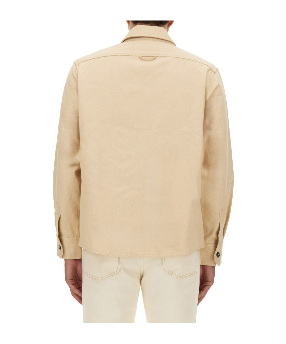 Apc Boxy Fit Jacket With Classic Collar In Multi