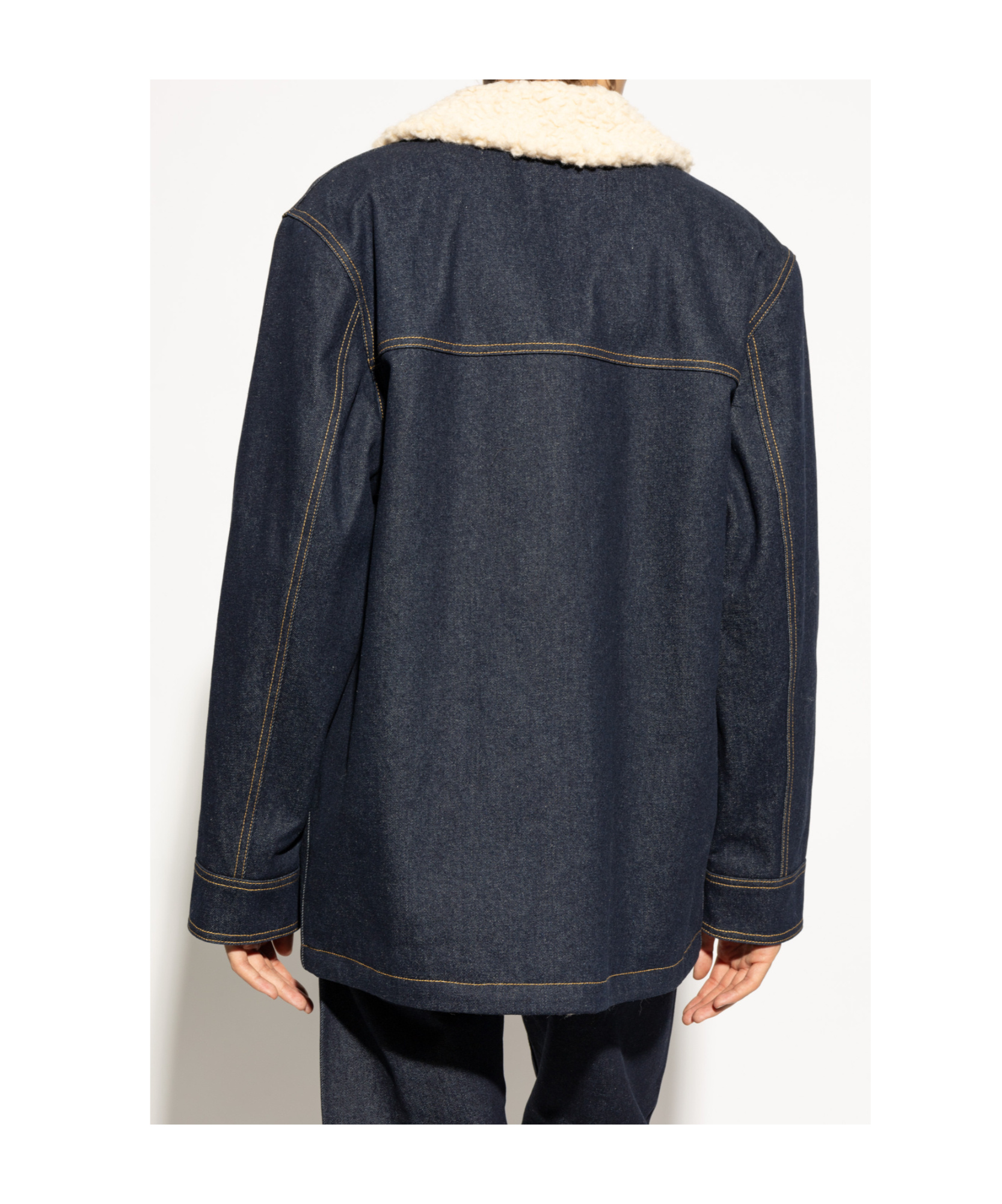 Golden Goose Marsha Caban Jacket In Black