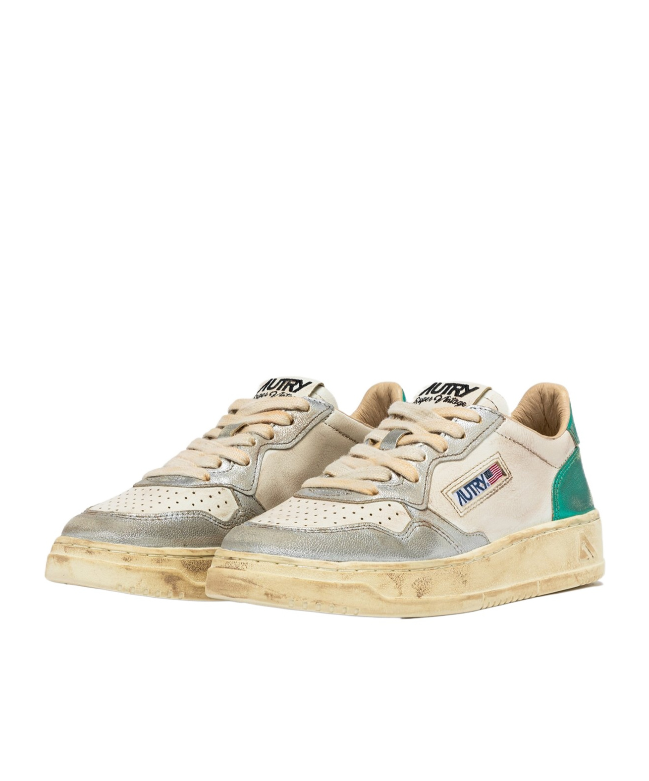 Autry Medalist Super Vintage Sneakers Avlw Sv17 In Nude