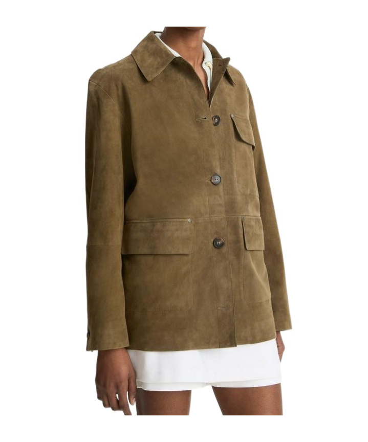 Vince Suede Oversized Jacket