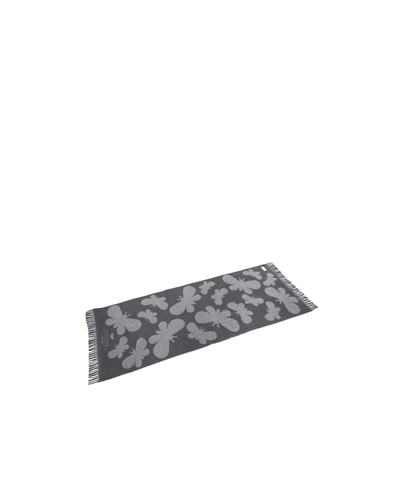 Weekend Max Mara Pattern Scarf In Gray