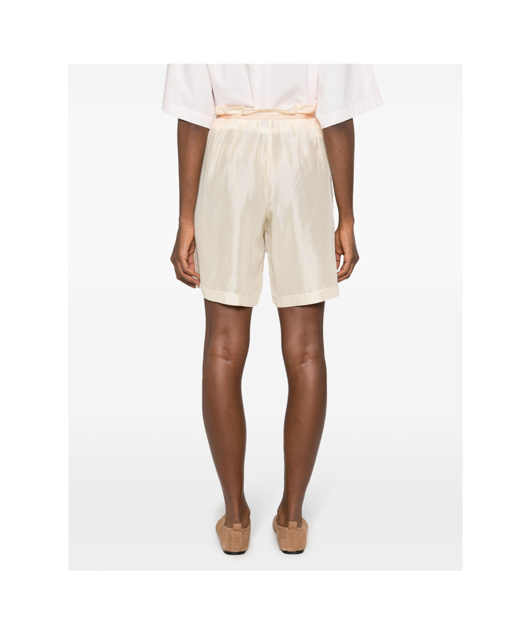 Shop Forte Forte Wide Leg Shorts