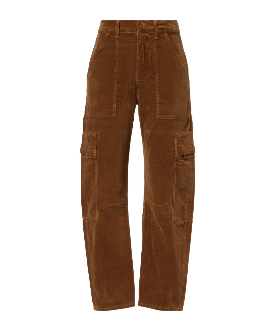 Citizen Of Humanity Marcelle Cotton Corduroy Cargo Pants In Brown