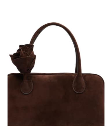 Magda Butrym Brigitte Suede Tote Bag In Black