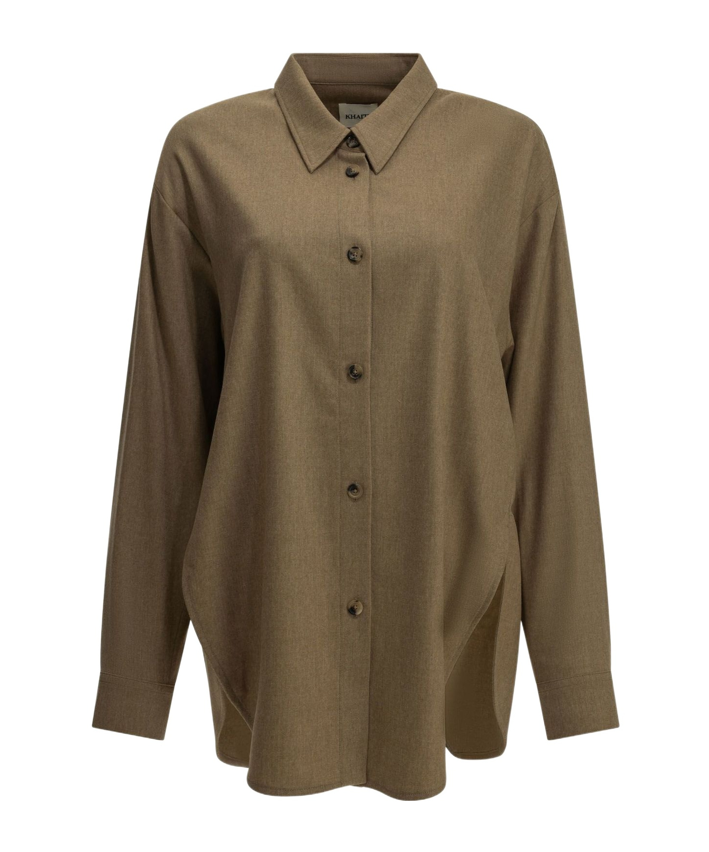 Khaite Goya Oversized Shirt In Neutral
