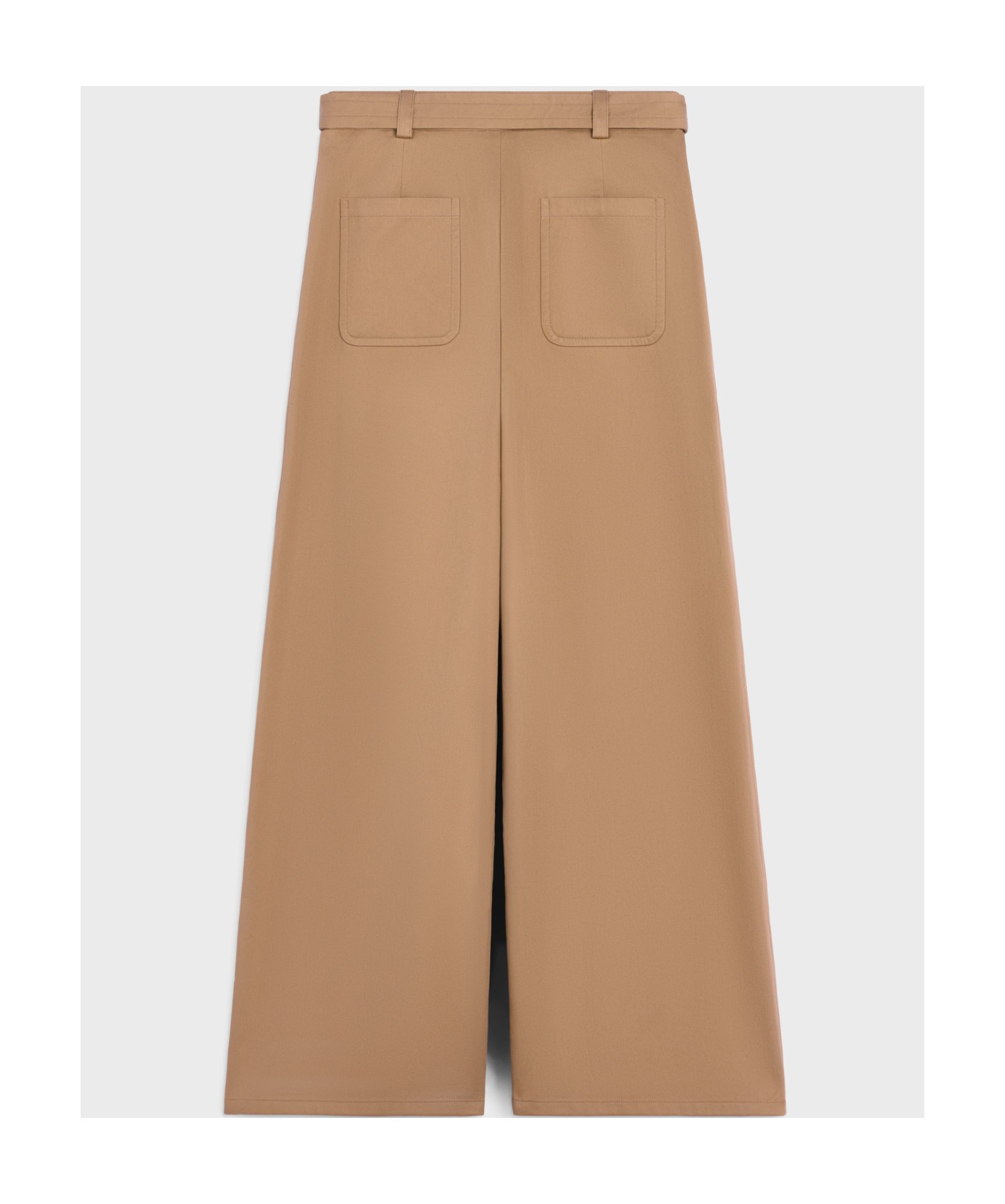 Celine Taillat Cotton Twill Pants In Caramel Color