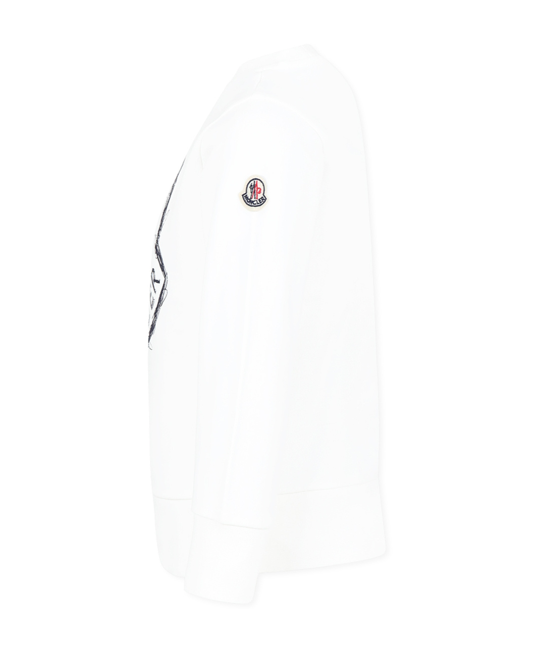 Moncler Long-sleeved Sweater In White