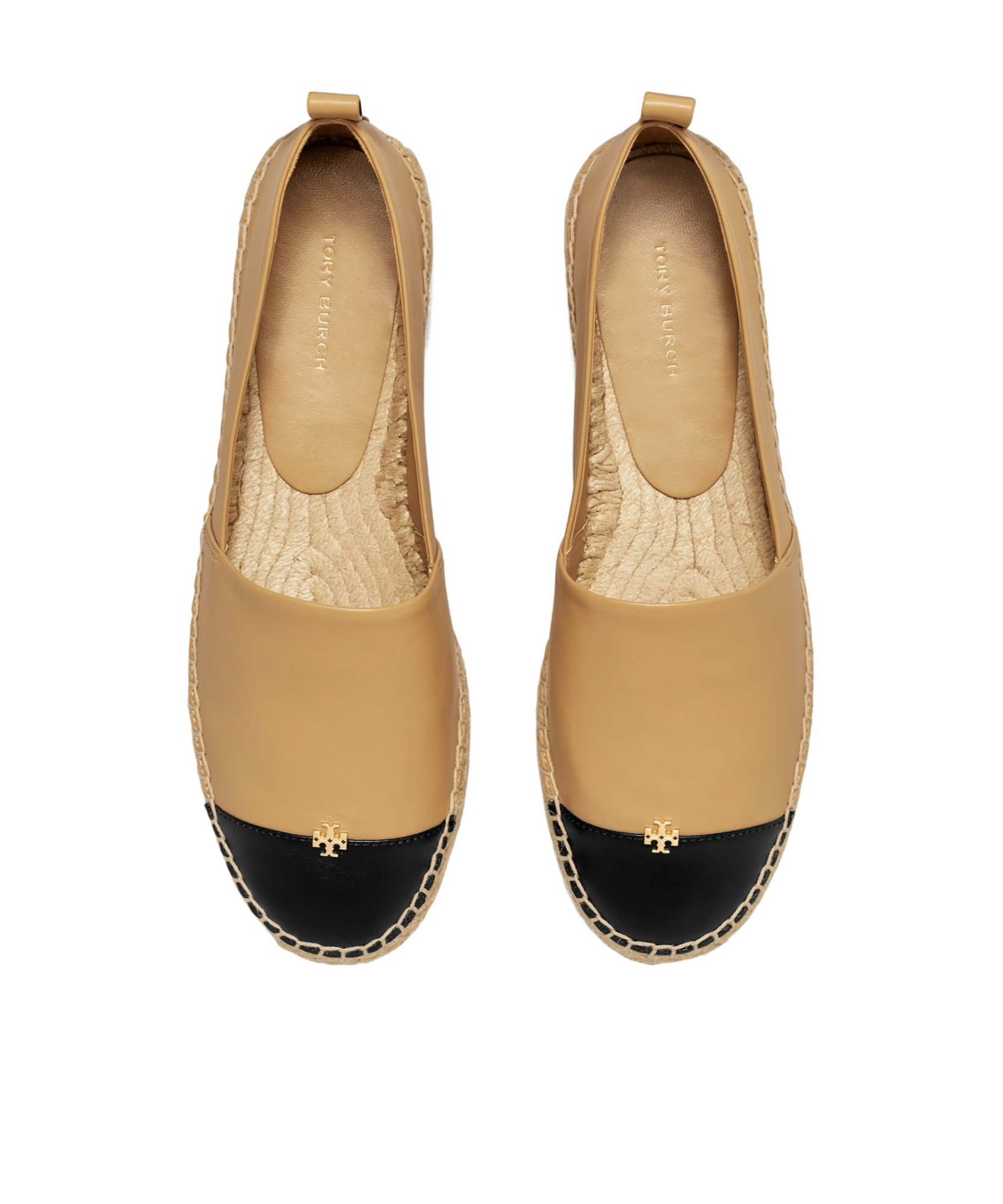 Tory Burch Ankle Wrap Cap Toe Platform Espadrille In Brown