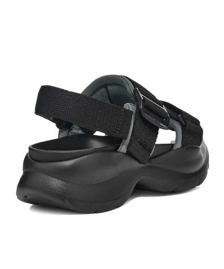Ugg Open-toed High-heeled Sandals In Black
