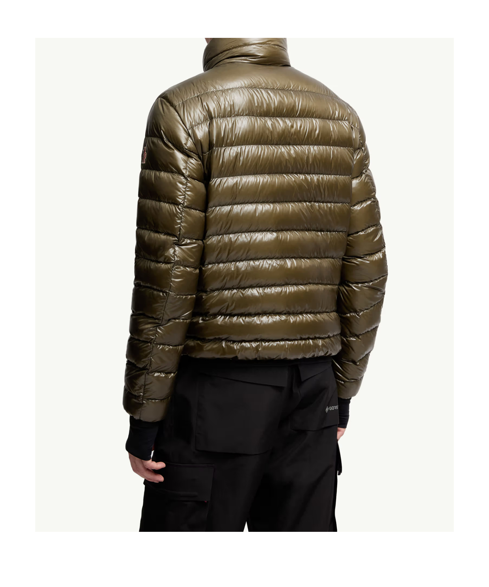 Moncler Hers Packable Down Ski Jacket In Green