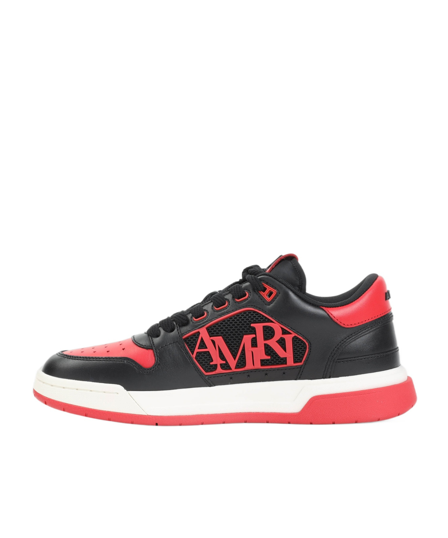 Amiri Low Top Sneakers With Round Toe And Perforated Patch