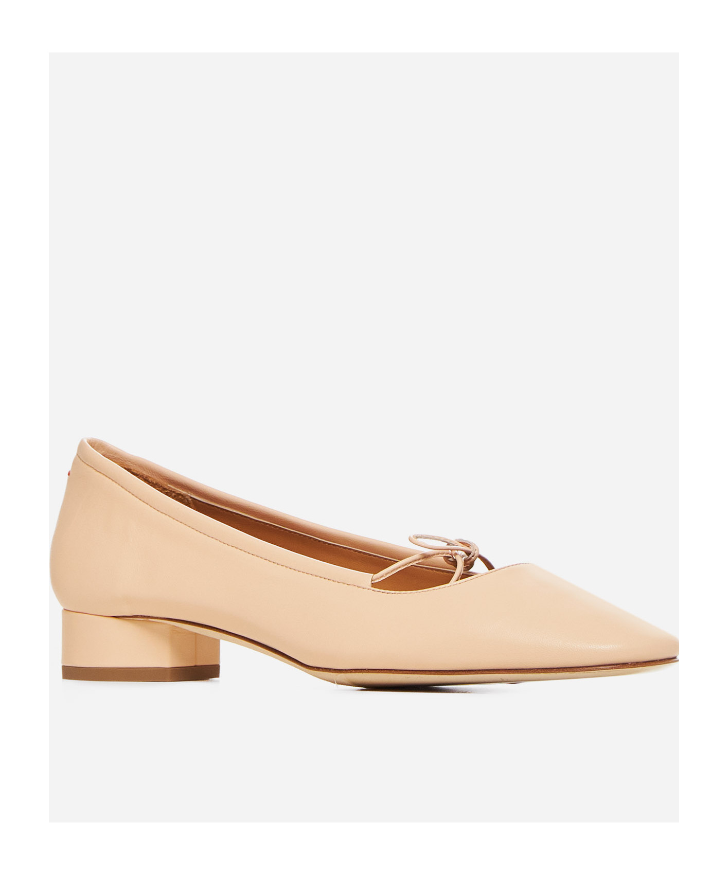 Aeyde Darya Ballet Flats In Nude
