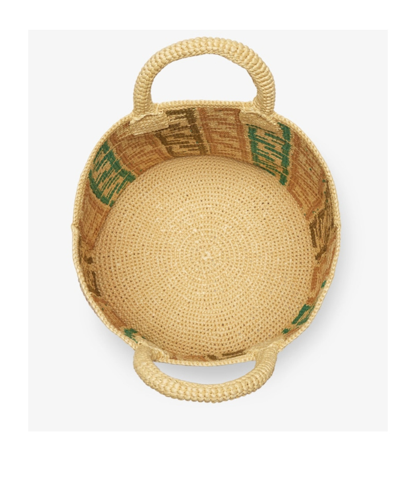 Fendi Ff Logo Handbag In Nude