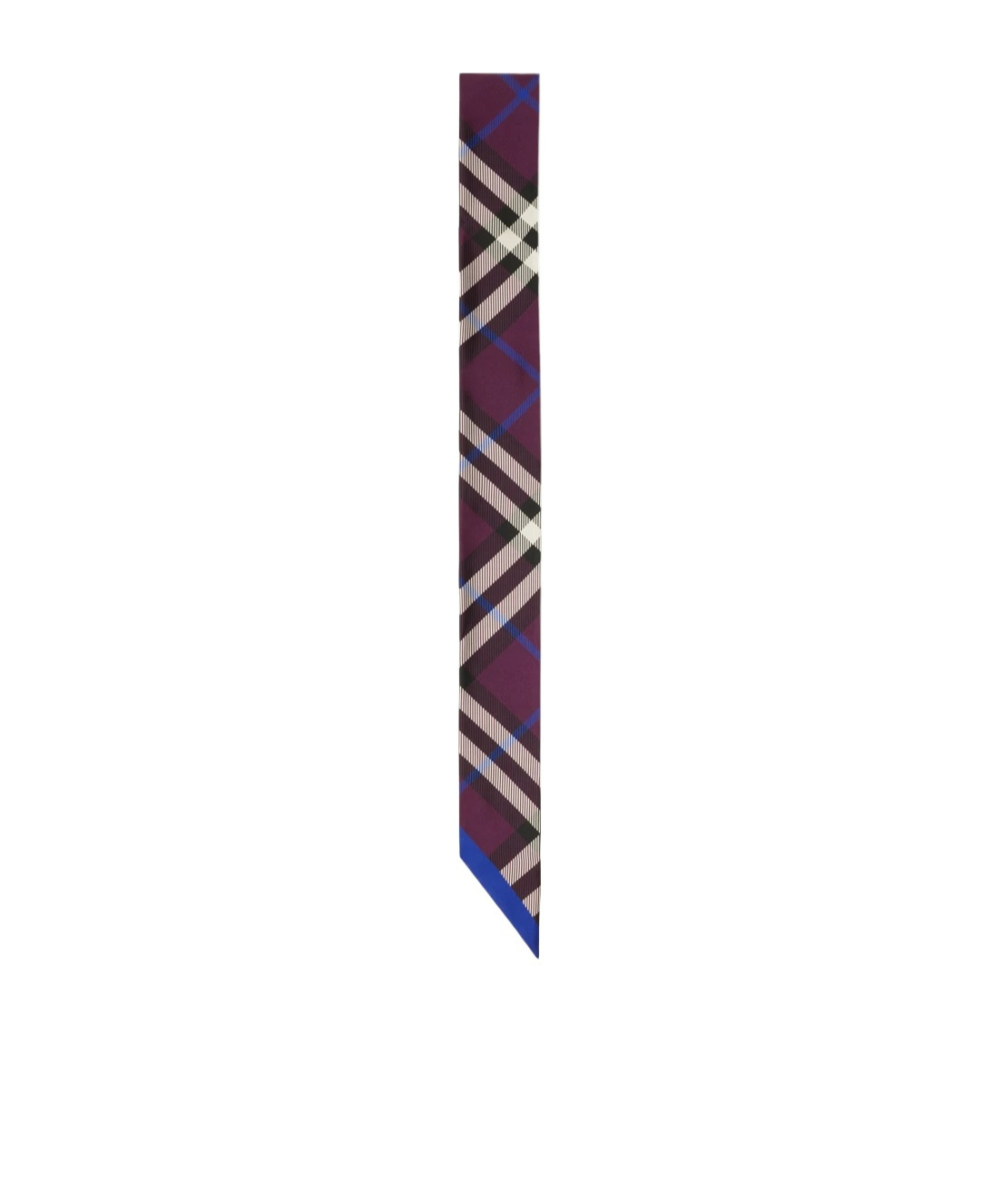 BURBERRY SKINNY CHECK SILK SCARF