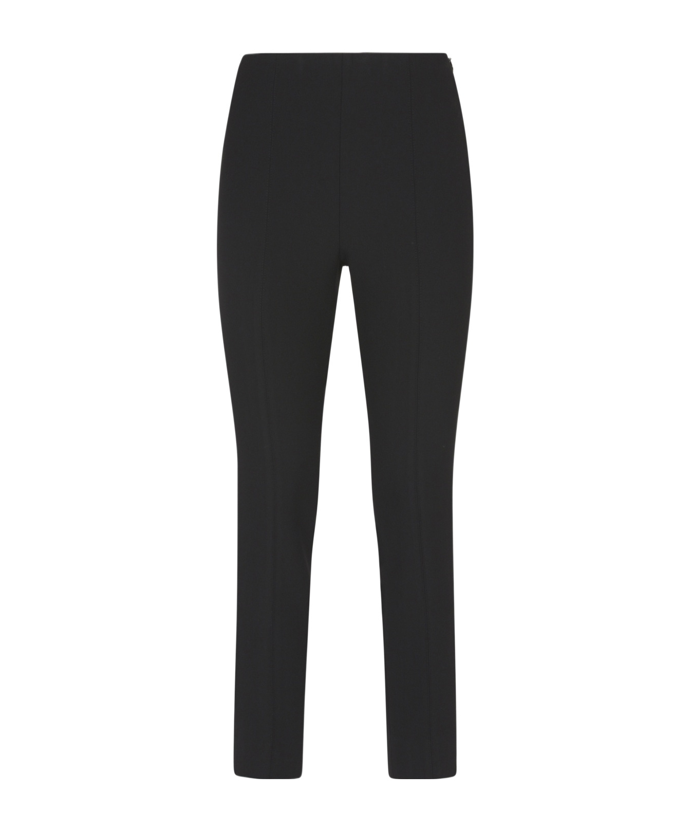 Peserico Elastic Waist Leggings In Black