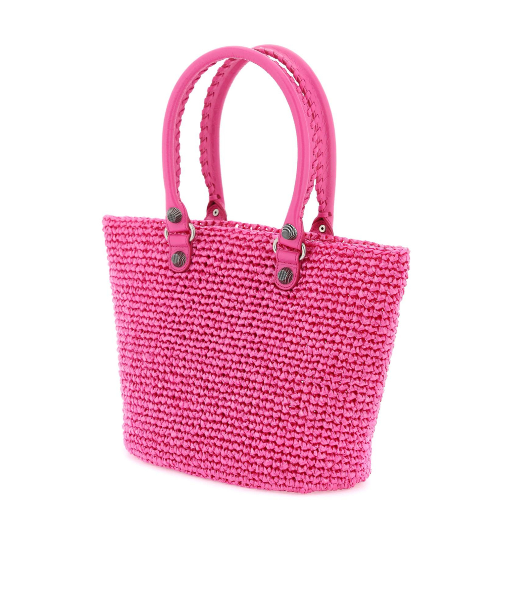 Balenciaga Le Cagole Medium Basket Top-handle Bag In Pink