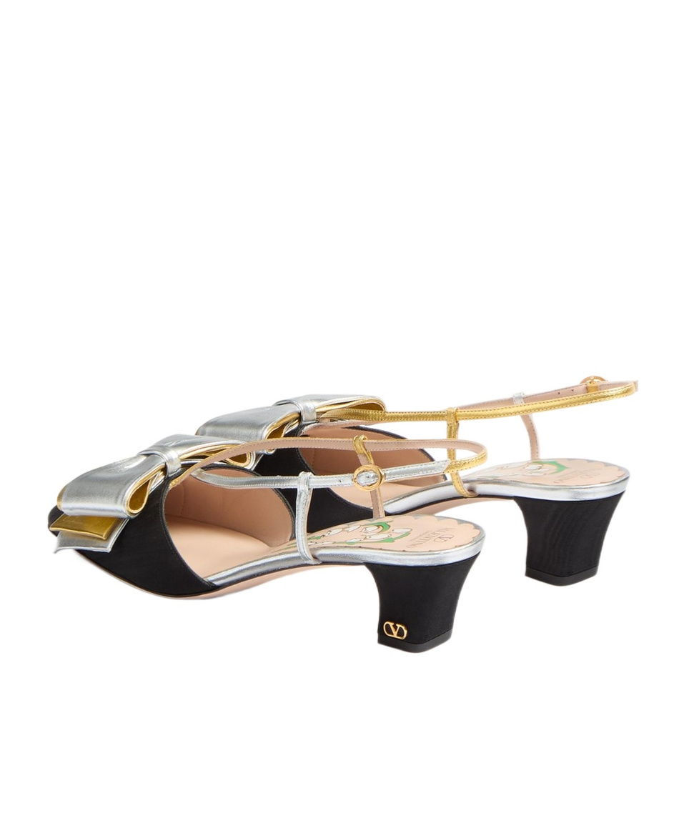 Valentino Bowow T. 45 Mid Heel Pumps In Multicolor