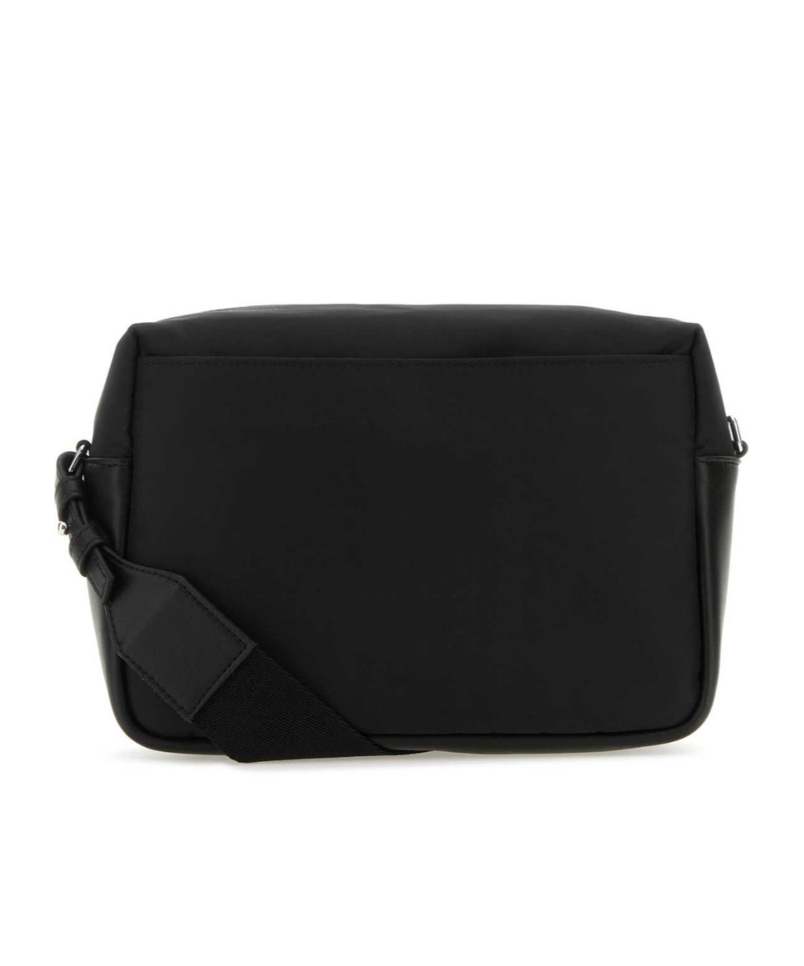 Alexander Mcqueen Logo-print Messenger Bag In Black