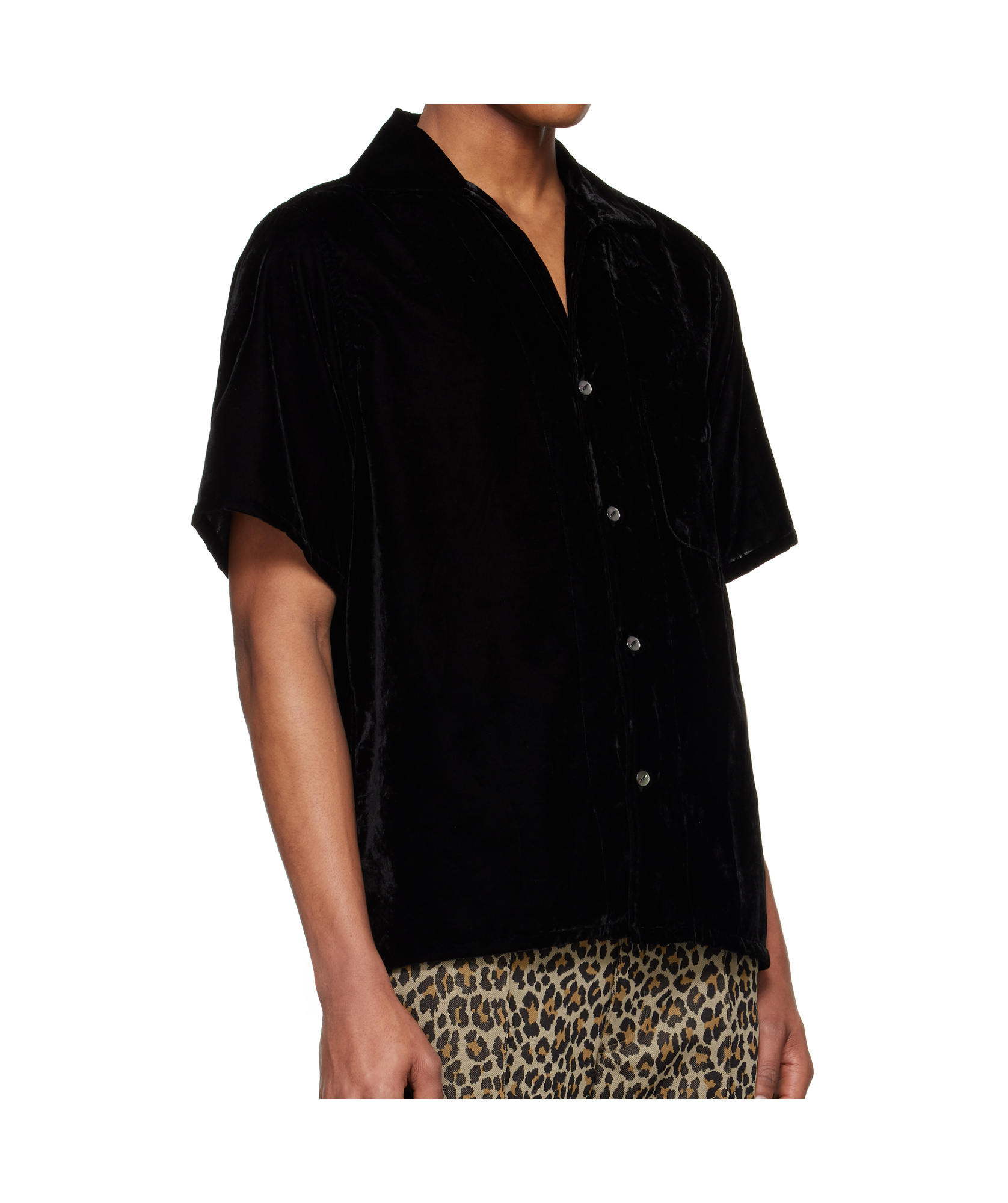 Needles Short Sleeve Shirt In Black