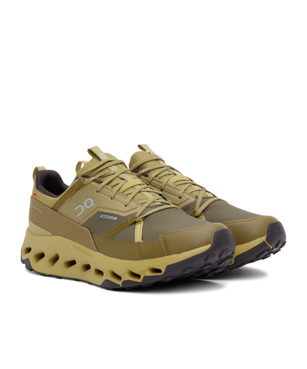 On Running Laced Sneakers In Green